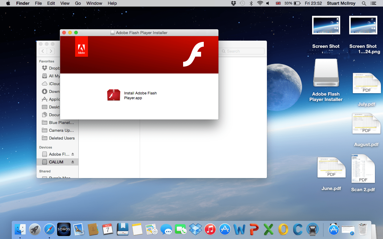 download adobe flash player on mac os x 10.6.8